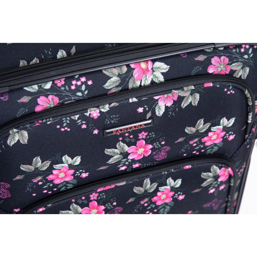 Fantana ULTRA Light Weight Expandable Printed Suitcases Travel Luggage Cabin Trolley Bag Set Of 5 - Easy Luggage