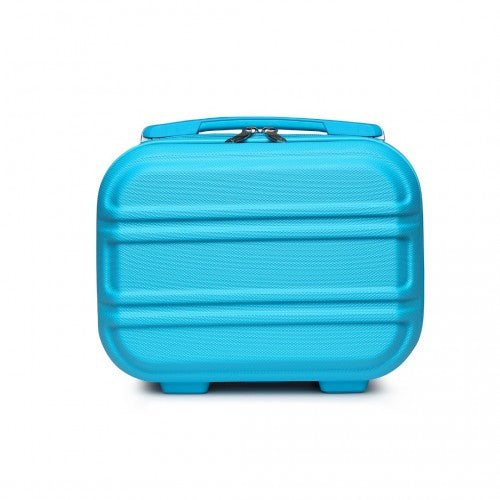 Easy Luggage K1871-1L - Kono 12 Inch Lightweight Hard Shell ABS Vanity Case - Blue