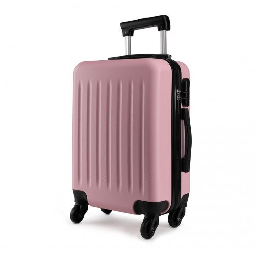 Easy Luggage K1872L - Kono 28 Inch ABS Hard Shell Luggage 4 Wheel Spinner Suitcase - Pink