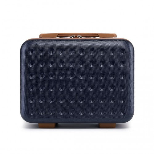 Easy Luggage K2394L - Kono 13 Inch Special Hard Shell ABS Vanity Case - Navy