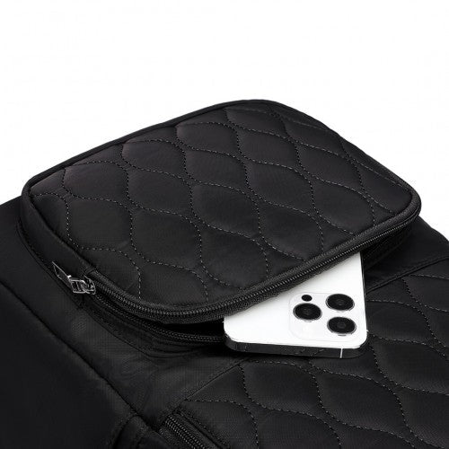 Easy Luggage LB2250 - Miss Lulu Casual Lightweight Ladies Backpack - Black