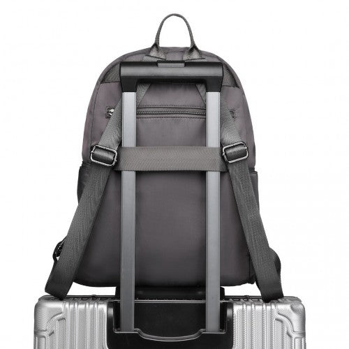Easy Luggage LB2250 - Miss Lulu Casual Lightweight Ladies Backpack - Grey