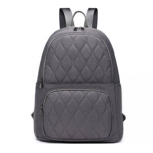 Easy Luggage LB2250 - Miss Lulu Casual Lightweight Ladies Backpack - Grey