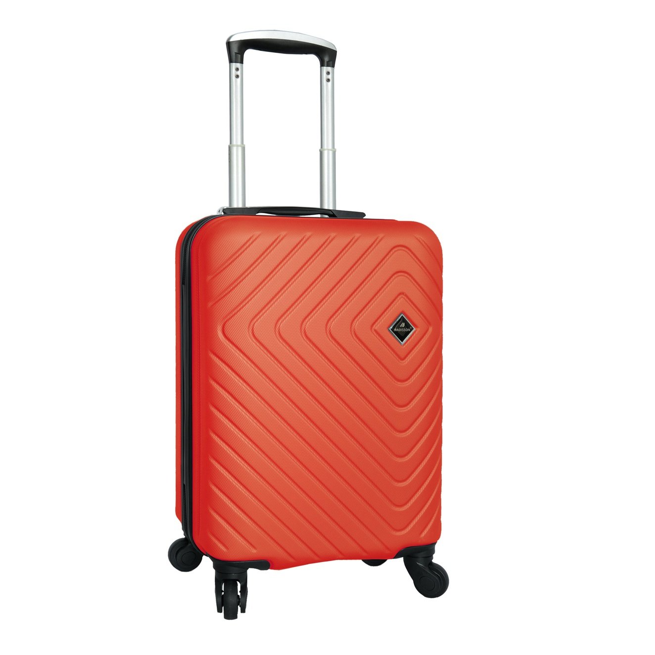 Easy Luggage Madisson Super Lightweight Hard Shell Luggage featuring 4 smooth-rolling spinner wheels Coral