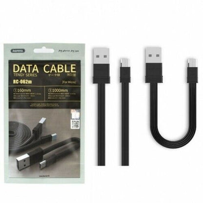 Easy Luggage Remax Cable Micro USB Charging & Data Cable 1M & 16cm High Speed Data Sync Fast