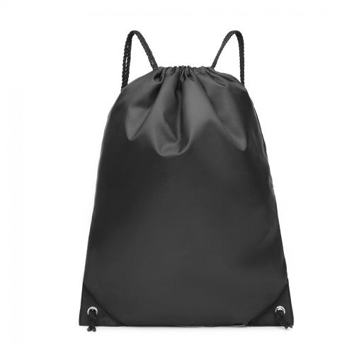 Easy Luggage S2020 - Kono Polyester Drawstring Backpack - Black