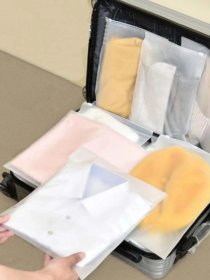 Easy Luggage Travel Clothes Bag Seal Storage Waterproof Makeup Zip Lock Organiser Pouch